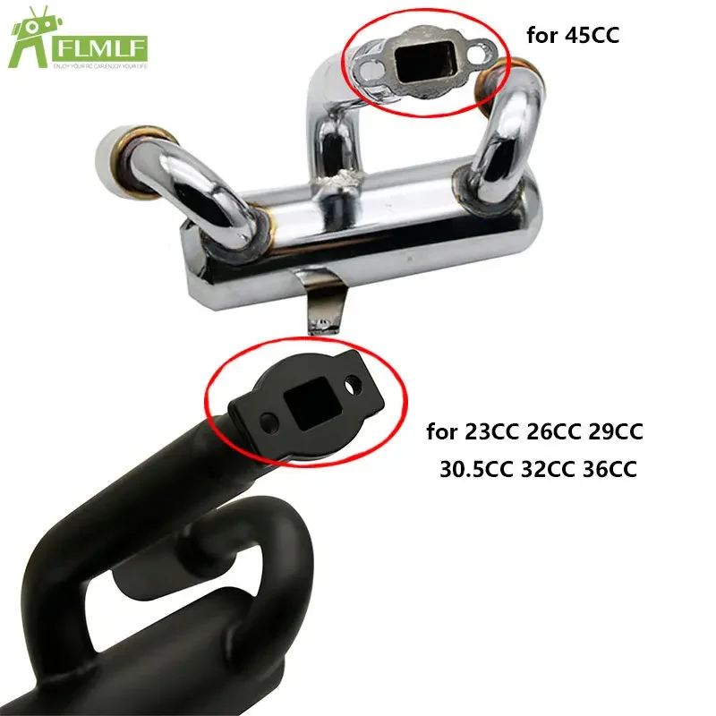 ロッシ15ーRV(チューンドパイプ付) Amazon.com: FLMLF Aluminium Twin Exhaust Tuned Pipe for 1/5
