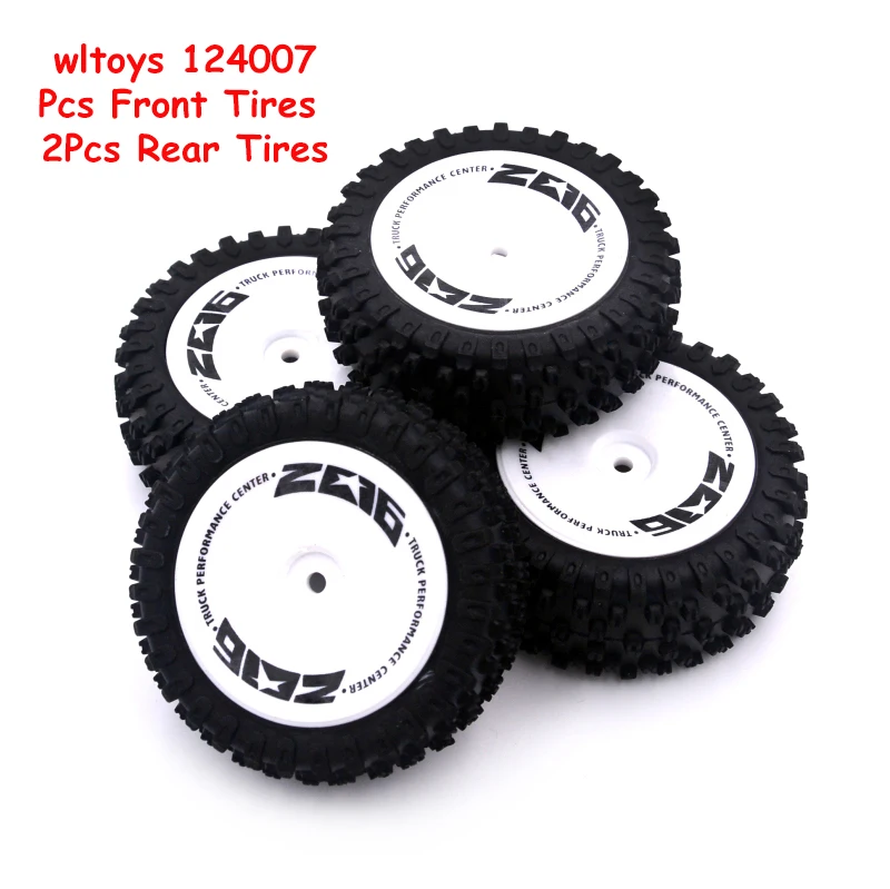 RC Car Wheels Orginal Tires for WLtoys 124016 124017 124019 124018 144001 144010 Remote Control Car Upgrade Parts Rubber Tyre images - 6