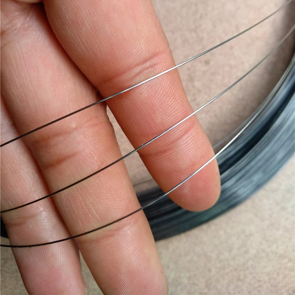 Único Fio de Aço da Mola para o Eletricista Fio Preto do Carbono Rosqueando o Tubo 0.2 mm 0.3 mm 0.4 mm 0.5 mm 0.6 mm 0.8 mm 0.9 mm 1kg Rolo