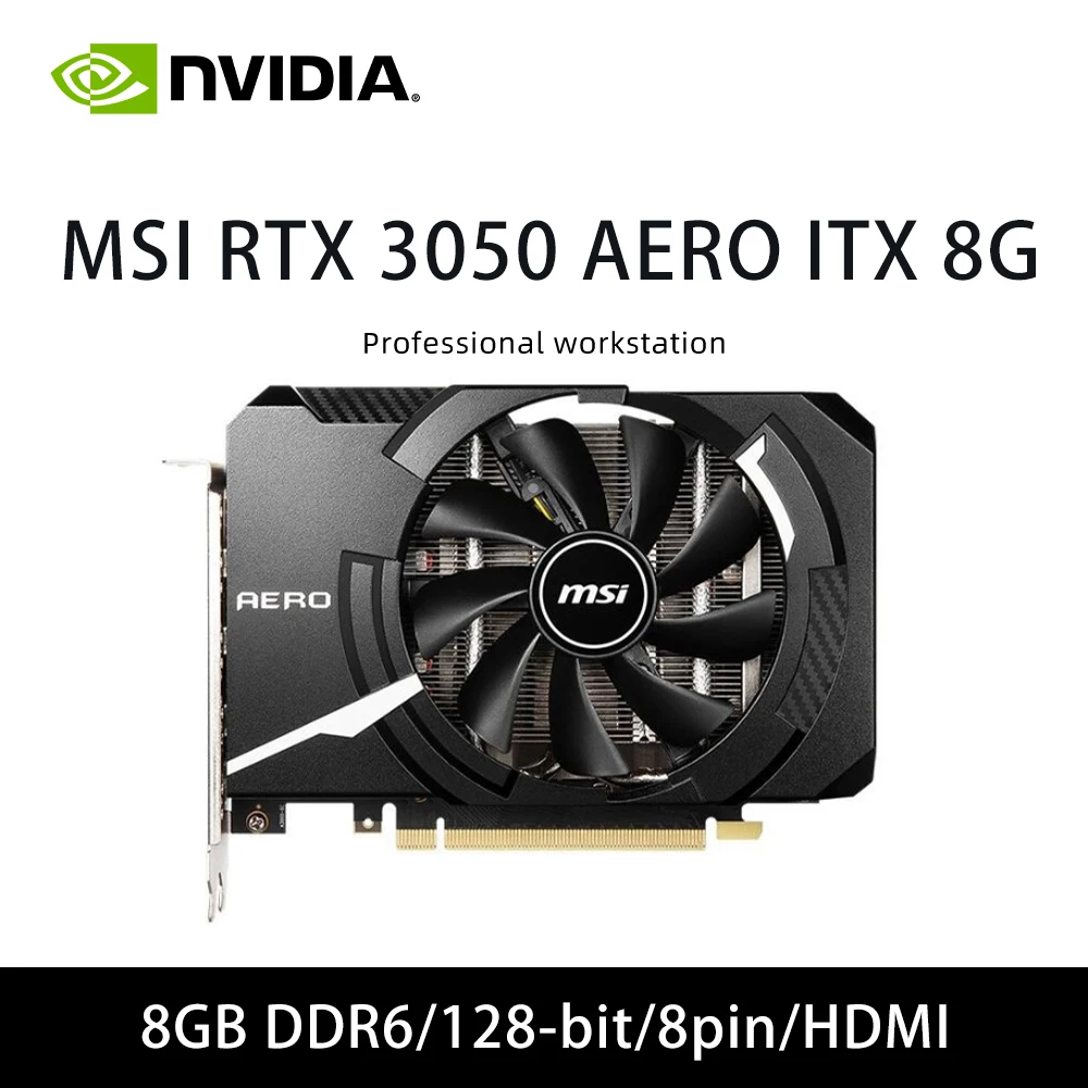 GeForce RTX 3050 AERO ITX 8G OC/99 中古品 GeForce RTX 3050 AERO ITX 8G
