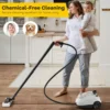 Multi-Purpose Steam Cleaner, Portable Steamer with Trigger Lock, Wheels & 61 OZ Water Tank, 1800W Steam Cleaning Machine for Uph 2