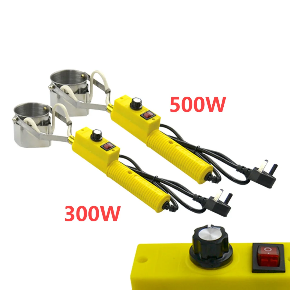 Portable Solder Pot Tin Melting Furnace Handheld Adjustable Temperature Control Desoldering Bath Tool 300W/500W