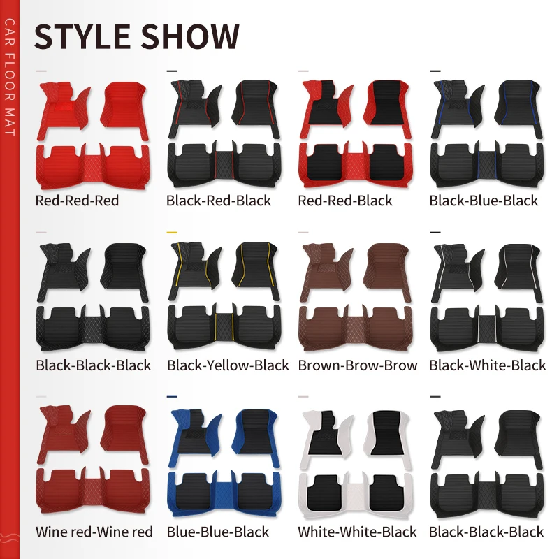 Custom Car floor mats Five seats auto foot Pads automobile carpet cover For LEXUS LX series 570