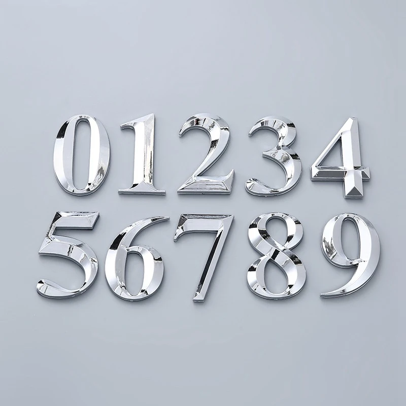 House Number Door Number Plate Home Street Mailbox Hotel Door Stickers 1x 5cm/7cm house number signs door signs house numbers number plate