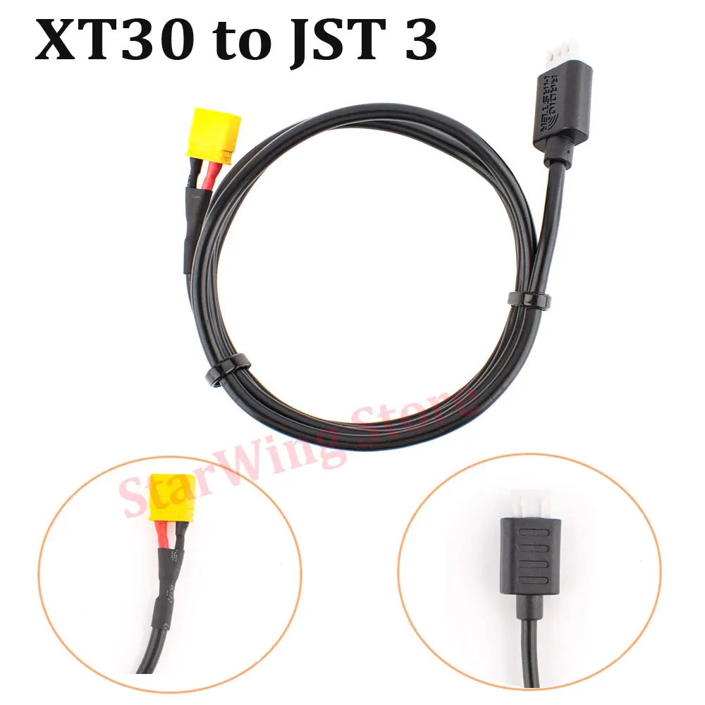 

3-контактный соединительный кабель RadioMaster XT30 к JST для радиоуправления RadioMaster Zorro