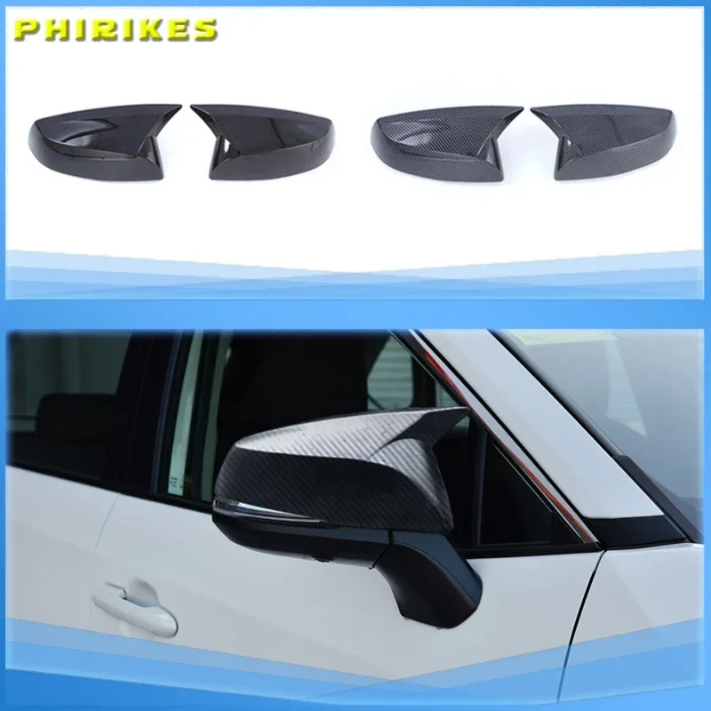 

For Toyota RAV4 2019 2020 2021 2022 Accessories Car Rearview Mirrors Cover Trim ABS Chrome Exterior Decoration Car Styling