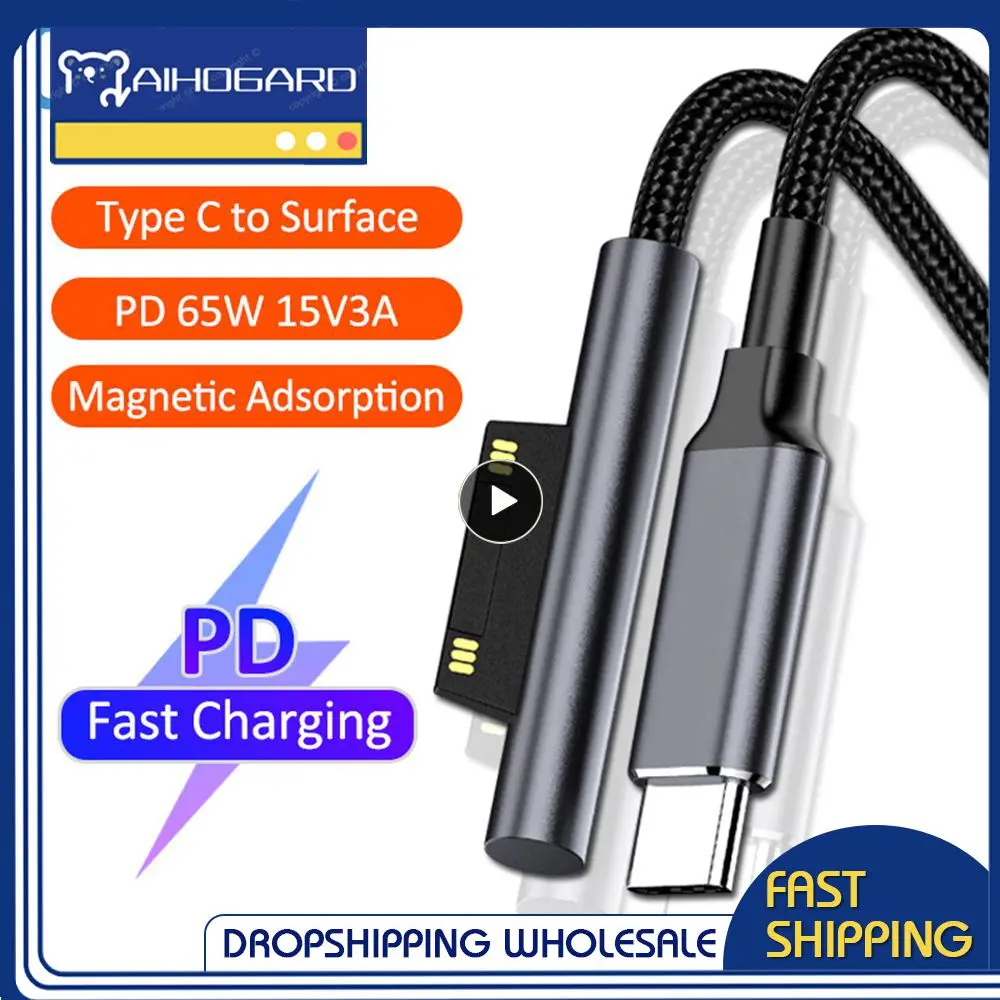 Tipo-C Femmina A Per Connettore Microsoft Surface Pd Per Microsoft Surface 3 4 5 6 Go Connector Usb C Adapt