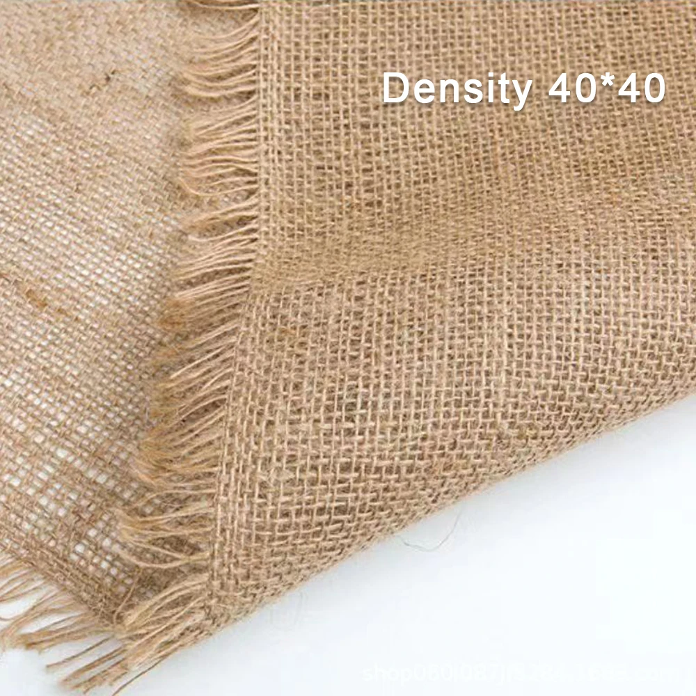 Toile De Jute 200x160 Cm - Tissu Naturel Découpable Pour Décoration, Artisanat, Nappes