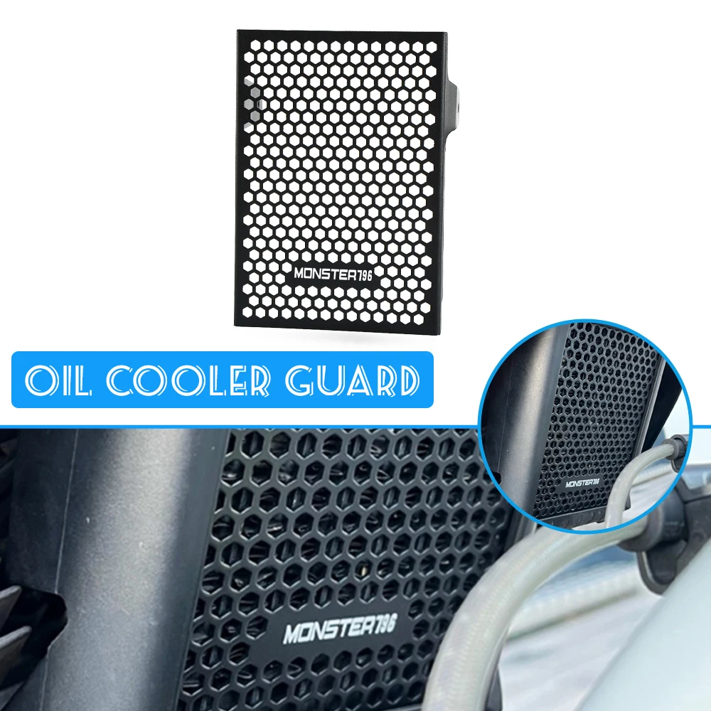 

For Ducati Monster 796 2010 - 2016 Monster 1100 S/EVO 2009 - 2015 2014 2013 2012 2011 Motorcycle Radiator Guard Oil Cooler Guard
