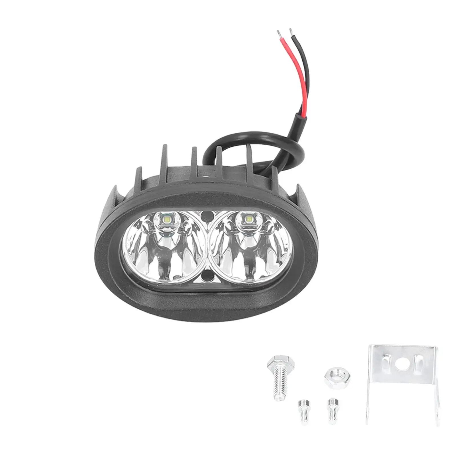 

Waterproof 20W Work Light for Off-Road Trucks & Boats - Aluminum Housing, 2 LEDs, 4in
