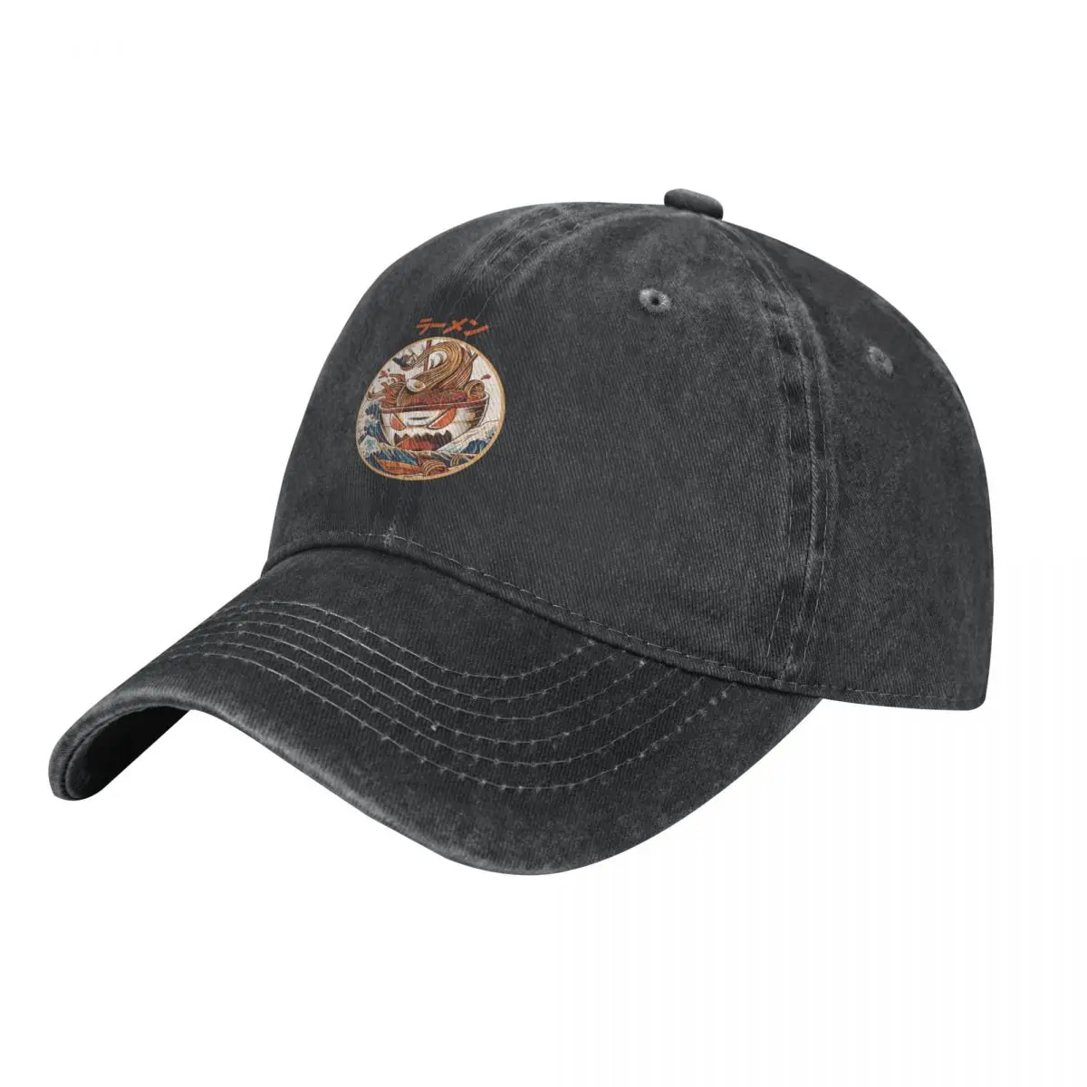 The black Great Ramen Cowboy Hat Trucker Hat Dropshipping Men's Luxury Women's