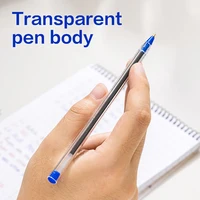 Deli 12 Pcs Ballpoint Pen 1.0 mm Black Blue Red Colors Bullet Tip Gel Pen Smooth Writing Office Stationery School Supplies 2