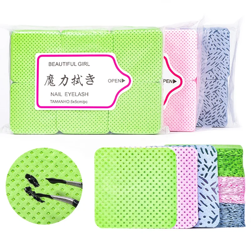 Nail Polish Remover Wipes Cotton Lint-Free Gel Clean Manicure