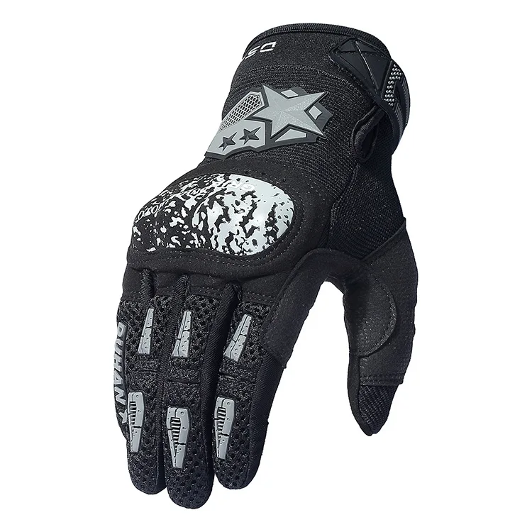 

DUHAN Motorcycle Gloves Four Seasons Riding Equipment Fallproof Off-road Motorcycle Racing Breathable Knight Touch Screen Gloves