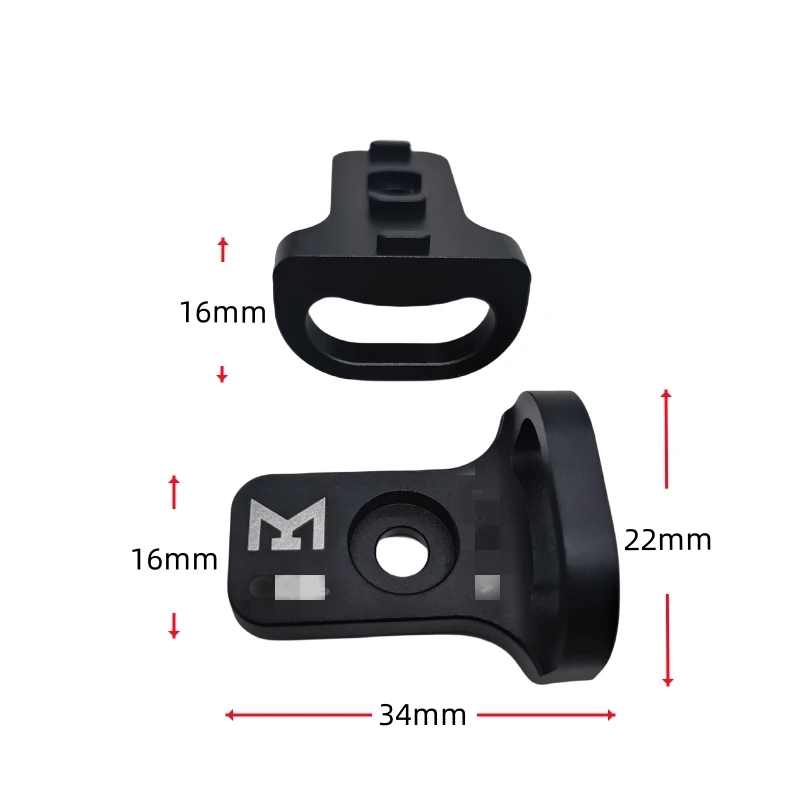 CNC Metal Tactical Mlok CQB Shoulder Strap Quick Sling CQD Sling Mount Front QD Mount Adapter