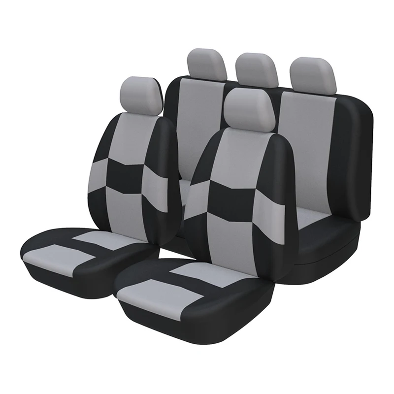 Autoyouth Coprisedili Per Auto Coprisedili Universali Coprisedili Set Completo Airbag Compatibile Per Golf 4 Per Peugeot 207 Ay33025