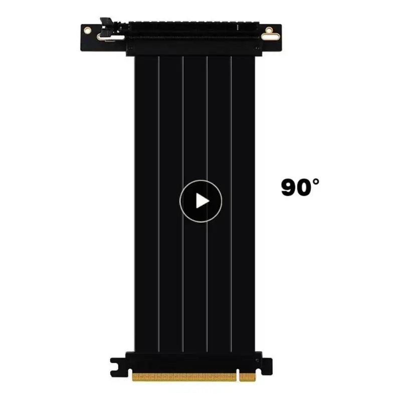 

Full Speed 3.IE X16 Riser Cable Graphics Card Extension Cable PCI Express Riser Shielded Extender with antijam for GPU