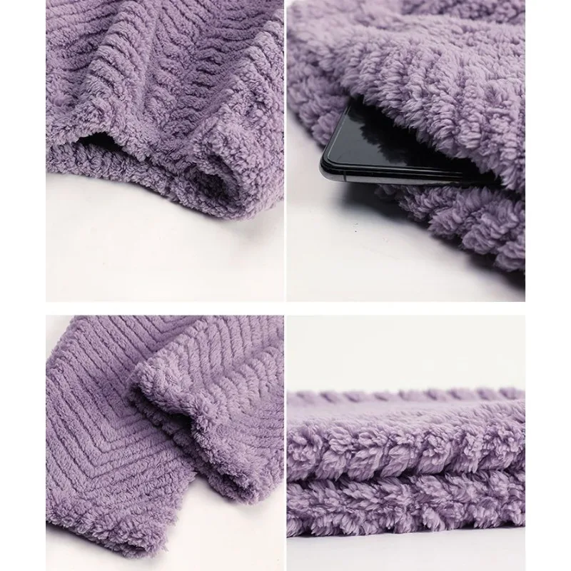 2024 New Double-Sided Flannel Pajamas Women's Autumn Winter Thickened Fleece Plus Size Sleepwear Coral Fleece Homewear Suit