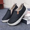 Women Lightweight Soft Sole Casual Sneakers Autumn Thick Leather Fashion Walking Shoes Woman Comfortable Non-slip Flats Loafers 1