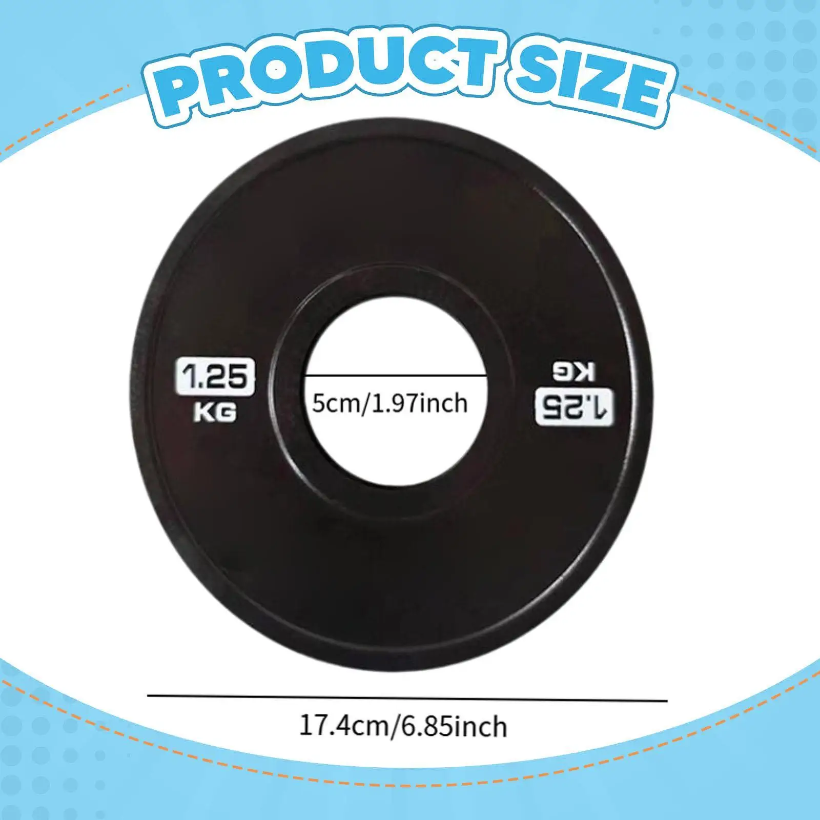 Dumbbell Weight Plate Grooved Rubber Steel for Fitness Machines Barbell Micro Plate for Professional Gym Use