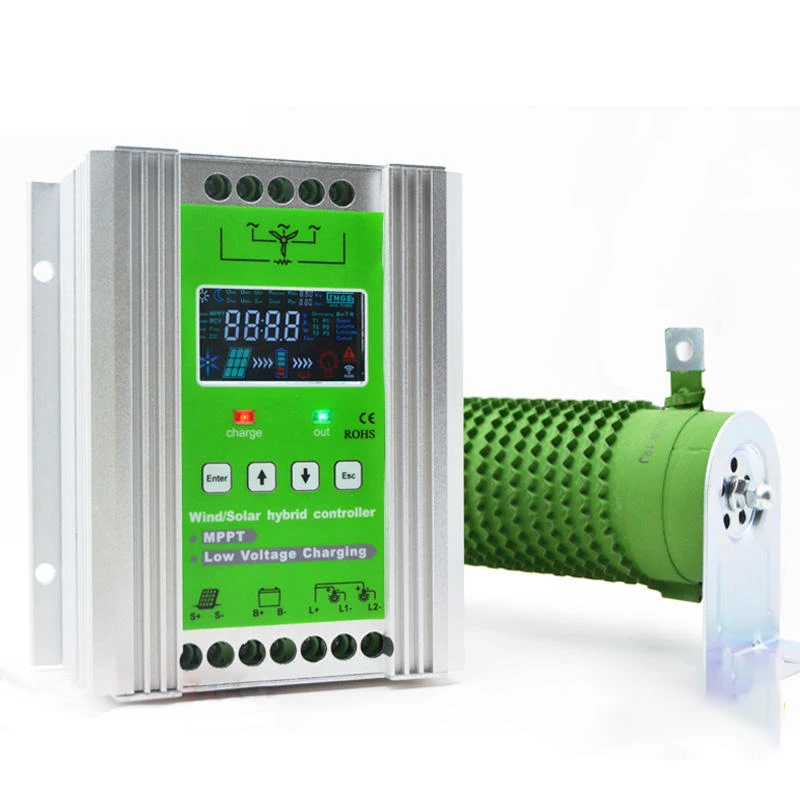 

For wind turbine and solar power generation 24V 48V MPPT controller 2000W 60A hybrid controller