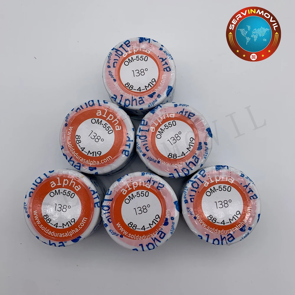 AlphaOM550OriginalSolderTinPaste138MeltingPoint30gAlpha
