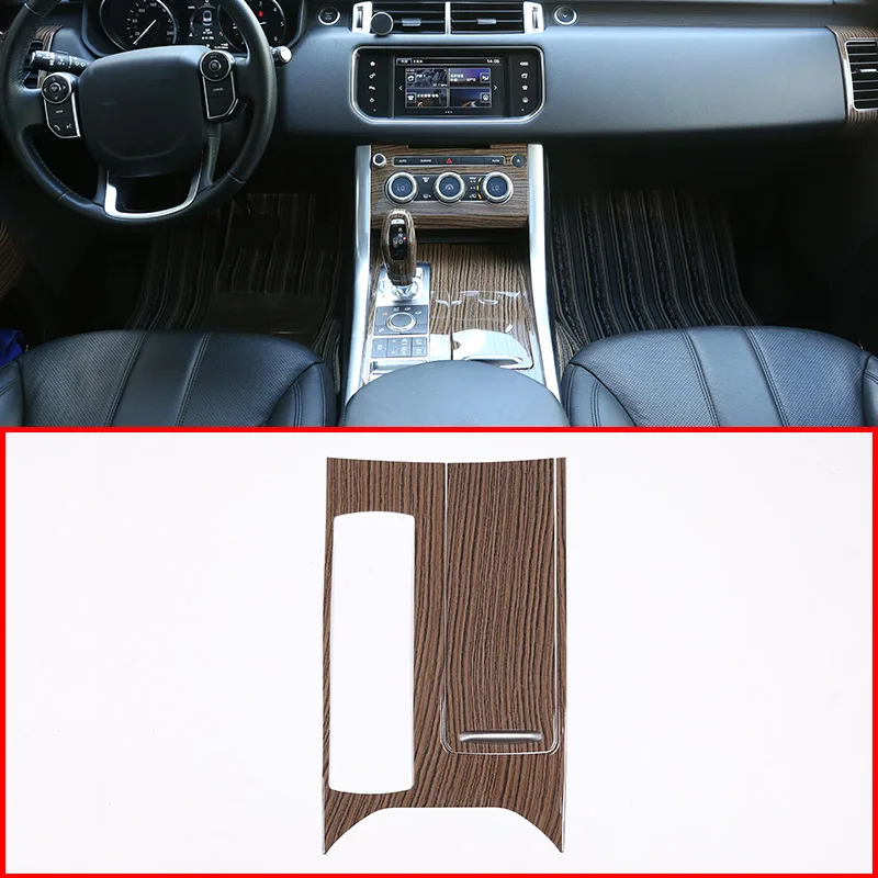 

Sands Wood Grain Style Abs Plastic Center Console Panel Cover Trim For Landrover Range Rover Sport Rr Sport 2014 -2017 Car Parts