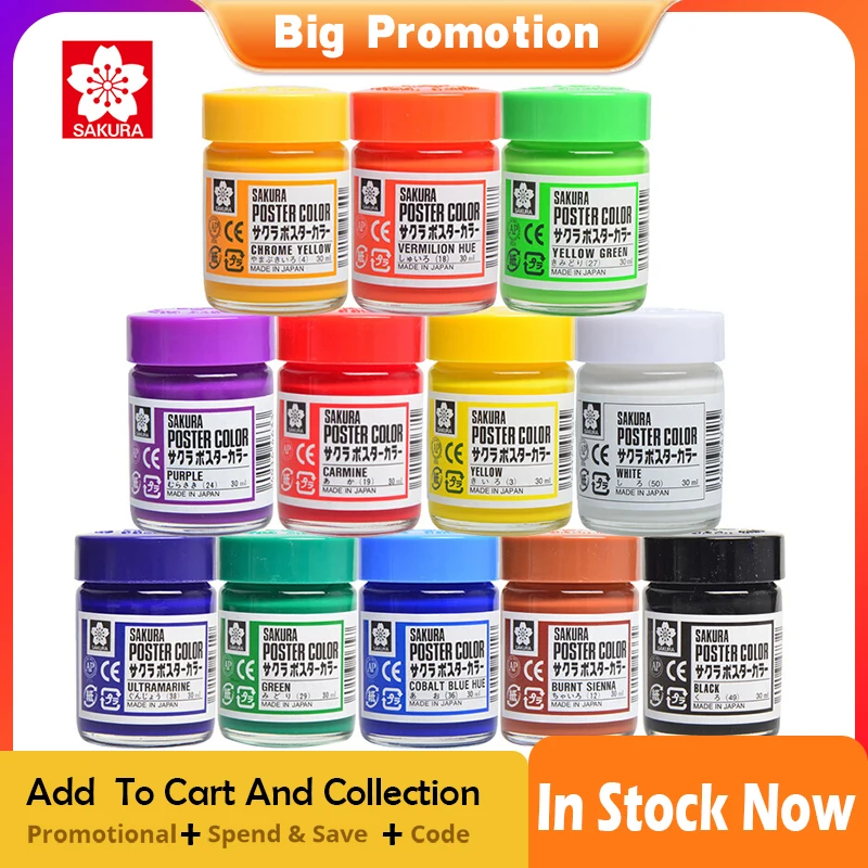 Nicker - Poster Colours - Set of 24 Colours - 40mL Jars - Item