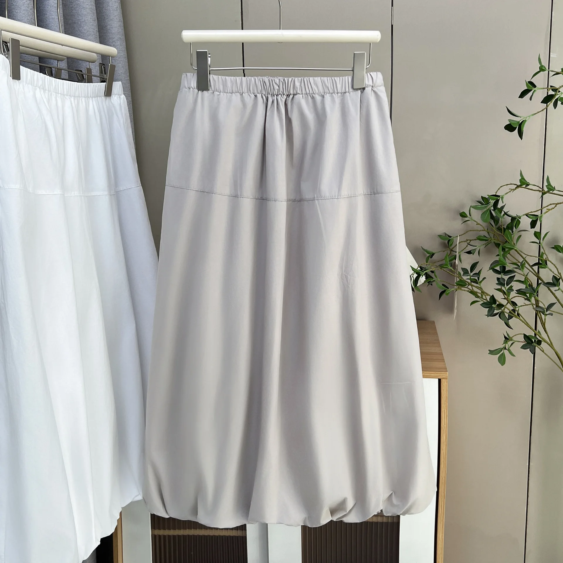 XXXXL Fashion Plus Size Women's Skirts Autumn Of 2025 Simple Casual mid-length Bud Skirts