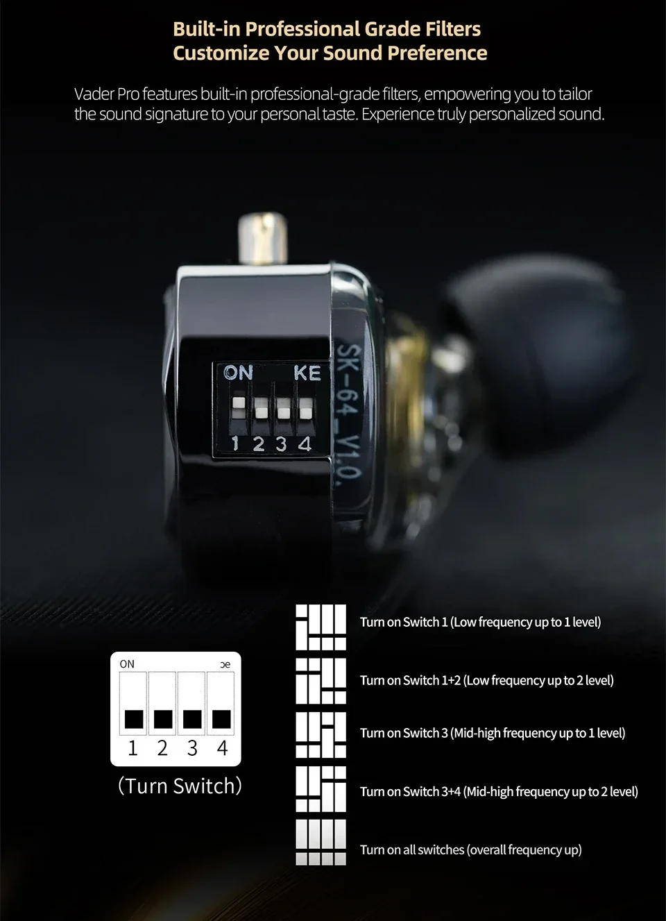 Nieuwe KZ Vadar Pro HiFi In-Ear oordopjes met 6 drivers, dynamische bas en diep geluid, professionele muziekhoofdtelefoon met 2-pins aansluiting._voghion.com