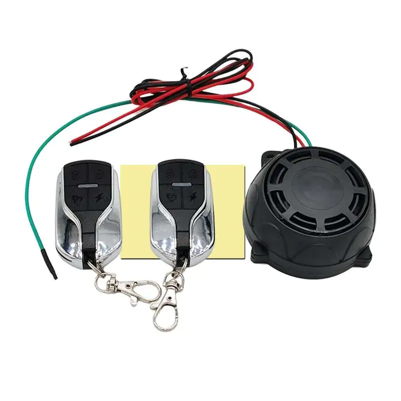 

115dB Bike Alarm With Remote 115dB Burglar Vibration Motorcycle Bicycle Alarm Security System Wireless Antitheft Alarm Systems