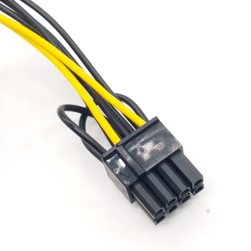 Power Cable SATA Power Cable Extension 20cm 15 Pin SATA To 8 Pin(6 + 2) PCI-E