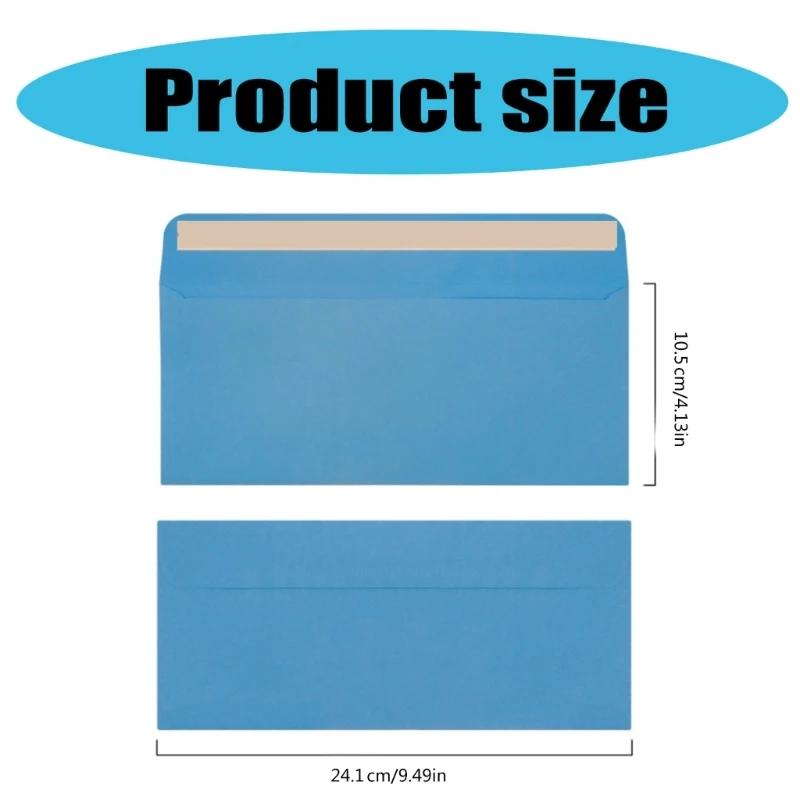 50 Pcs Self Seal Business Envelopes Standard Envelopes for Wedding Invitations