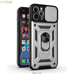 Ultimate Shockproof Armor Phone Case with Car Holder Attachment - iPhone 12 Mini (Silver)