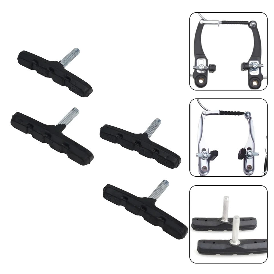 Pastiglie Freni Bici Set K Freni Strada Mountain Ciclo Bicicletta Gomma V-Brake Blocks Scarpe Con Dado Esagonale Strumenti E Spessori Pastiglie Bici  18