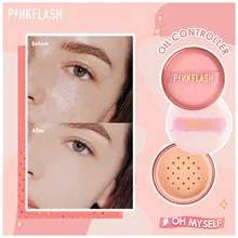 

PINKFLASH Full Coverage Face Loose Powder 3 Color Waterproof Oil-control Matte Setting Finish Makeup Profession Womens Cosmetics