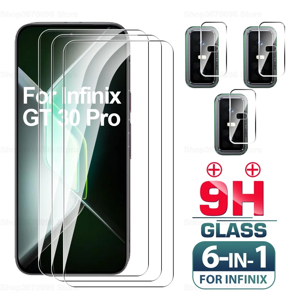 6-in-1 Tempered Glass and Lens Screen Protector Set - Case Friendly