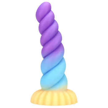 8inch Multicolor Silicone Anal Plug Sex Toys for Men Women Huge Big Dildo Butt Plug Male Prostate Massage Female Anus Expansion 1