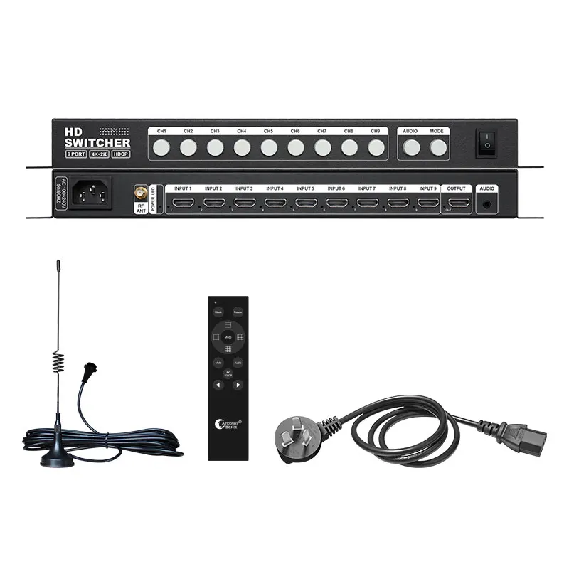 AMS-QMV-H9 LED  ó, ɸ ġ, Ƽ , LED TV ȭ ұ, ó  , 9 in 1 Out