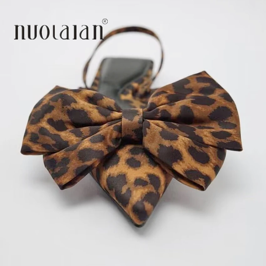 Fashion Plus Size (EU 35-45) Women's Pointed Toe Leopard Print Slip On Flats With | ChicGrl