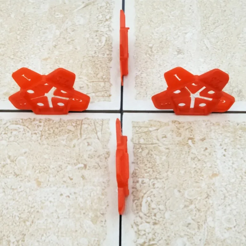 50/100Pcs Professional Tile Spacers Clips 5-in-1 Wedge Ceramic Leveling System for Floor Wall Tile Gap Home Construction Tools tile spacers tile leveling clips tile leveling tools