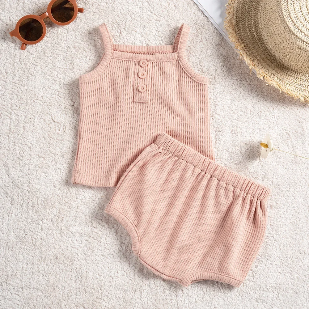 Baby Girl Cotton Suit Shirt And Tight main image 1