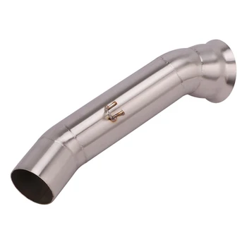 For DUCATI Hypermotard 821 2013 - 2018 Hyperstrada Motorcycle Modify 51MM Exhaust Escape Moto Modified Middle Link Pipe Slip On