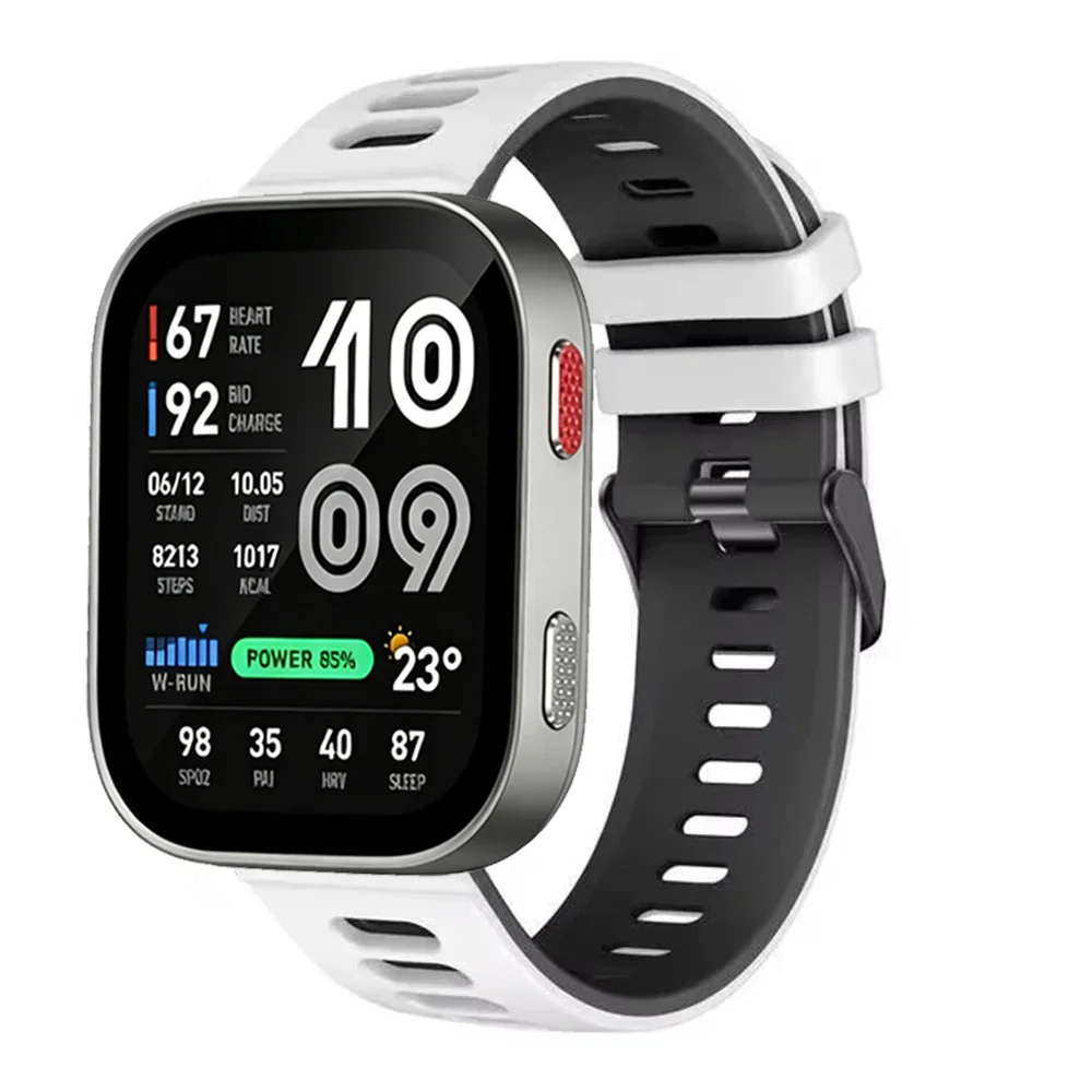 Two-Tone Silicone Strap - Comfortable and Stylish Bracelet