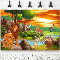 Lion King Cartoon Party Decoration Banner for Children's Birthday & Baby Baptism (B052 - 31)