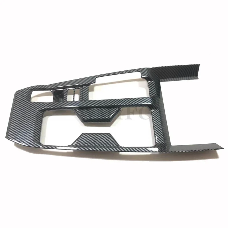 For Honda Accord 11Th Car Center Gear Shift Panel Cover Trim Interior Accessorie (ABS Carbon Fiber)