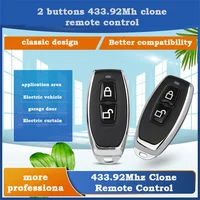 Duplicateur de commande de porte de garage à 2 boutons, universel, 433.92 Z successif, sans fil, clonage, copie, télécommande, clé 2