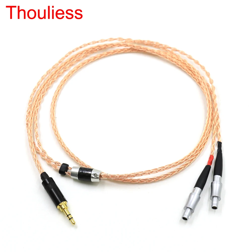 

HIFI 2.5/3.5/4.4mm/XLR Balanced Single Crystal Copper Headphone Upgrade Cable Cable for HD800 HD800S HD820