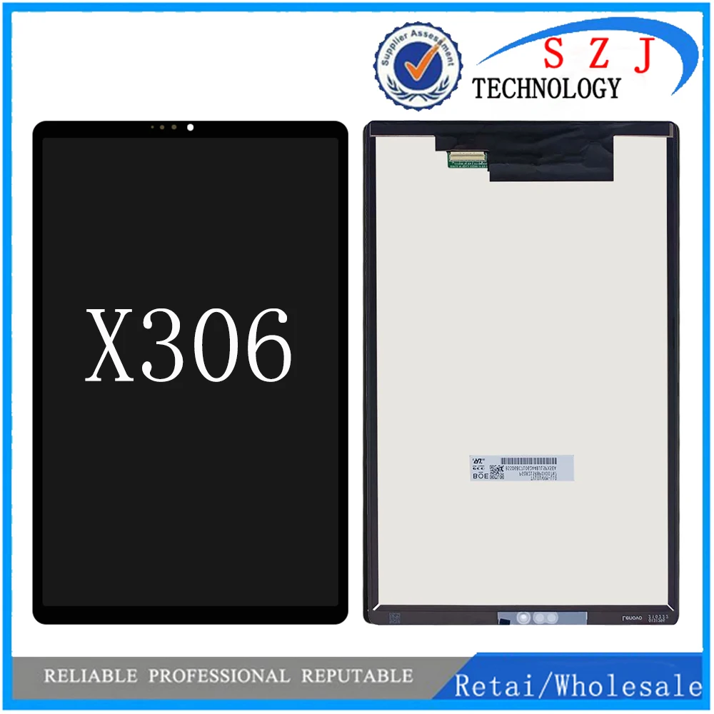 Lcd Display Touch Screen Digitizer Assembly para Lenovo Smart Tab M10 hd 2ª Geração Tb-x306x Tb-x306f Tb-x306 10.1 Novo