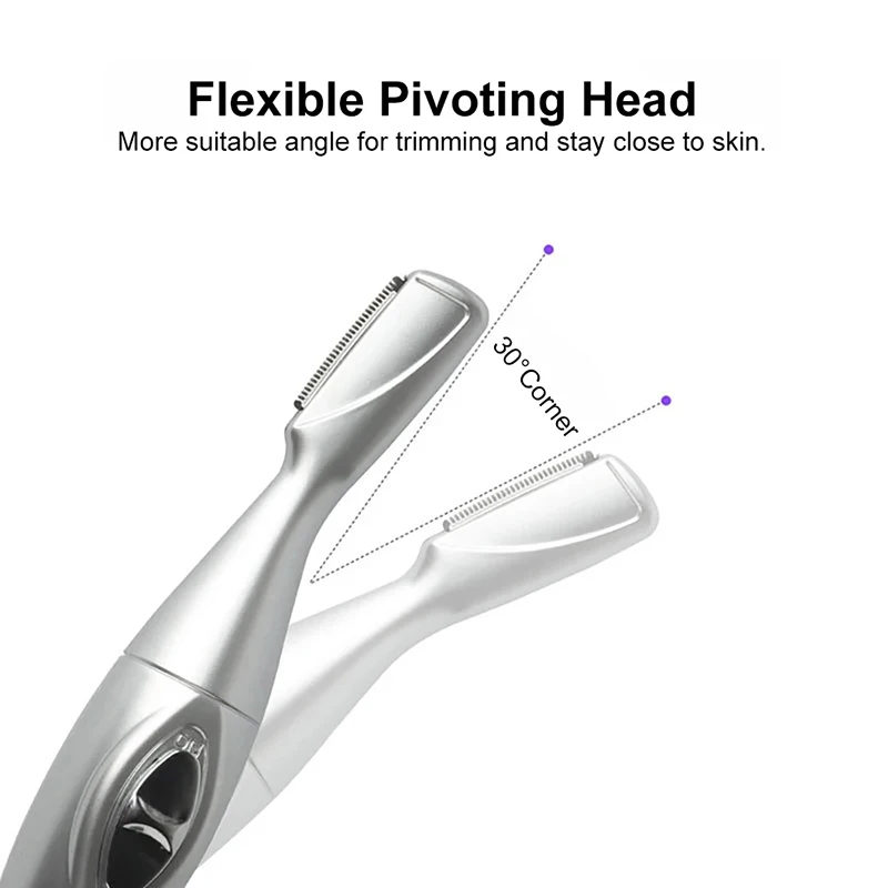 Electric Eyebrow Trimmer Men's And Women's Automatic Eyebrow Trimmer Portable Hair Removal Beauty Beginner Beauty Tool
